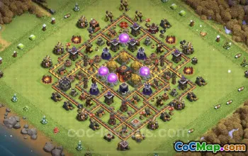 TH10 Farming Base: Anti-Everything Link - Clash of Clans #19822