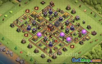 TH10 Farming Base Copy | Anti 3 Stars | Clash of Clans #24897