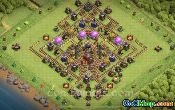 TH10 Farming Base Copy - Anti Everything | Clash of Clans #25112