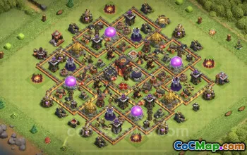 TH10 Farming Base Copy for Legend League - Clash of Clans #25160