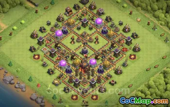 TH10 Farming Base Max Levels with Link - Clash of Clans #25041