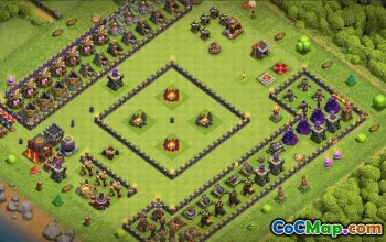 Copy Base Layout TH10 – Funny Base #34442