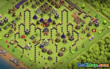 Top Town Hall 10 Base Layouts for Clash of Clans #35218
