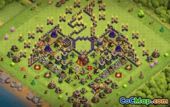 town hall 10, funny/progress base layout #35426