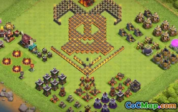 Top Clash of Clans Town Hall 10 Base Layouts #51180