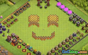 Copy Town Hall 10 Base Layouts with Link #51183