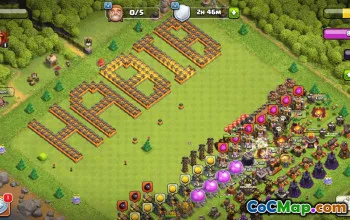 town hall 10, funny/trophy base layout #38713