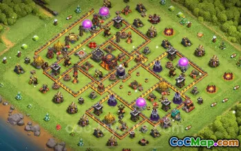 TH10 Hybrid Base Link for Trophy Defense - Clash of Clans #19685