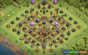 TH10 Max Farming Base Copy - Clash of Clans Design #25190