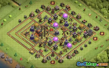 TH10 Max Farming Base Layouts for Clash of Clans #25107