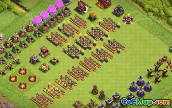 Top Town Hall 10 Base Layouts to Copy #51185