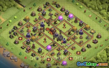 TH10 Trophy Base - Anti Everything | Clash of Clans Guide #25134