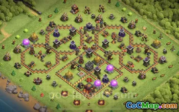 TH10 Trophy Base Design for Clash of Clans - Copy Link #25083