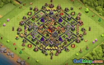 Top Town Hall 10 Base Layouts to Copy #35086