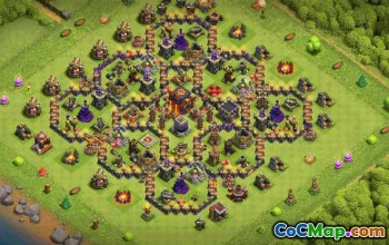 Best TH10 Clash of Clans Base Layouts #35222