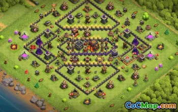 Top TH10 Base Layouts & Maps for Clash of Clans #35559