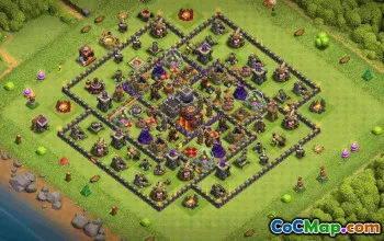 Copy CoC TH10 Base Layout with Link #34029