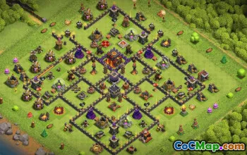 Copy Town Hall 10 Base Layouts for CoC #34264