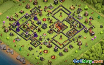 Copy Base Layout with Link for CoC TH10 #34270