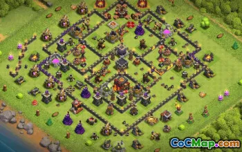 Town Hall 10 Copy Base Layouts #34438