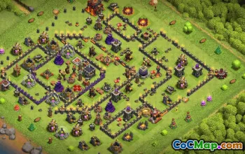 Town Hall 10 Base Layouts for CoC #34439