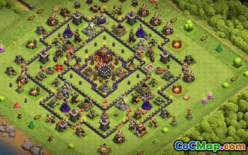Copy CoC TH10 Base Layout with Link #34446