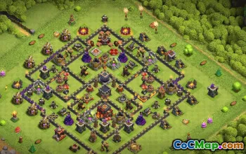 Top Town Hall 10 Clash of Clans Base Layouts #34637