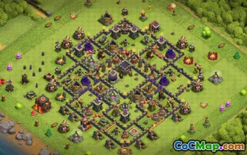 Top Town Hall 10 Base Layouts with Copy Links #34717