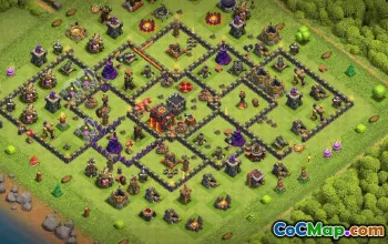 Copy Town Hall 10 Base Layouts with Link #34778