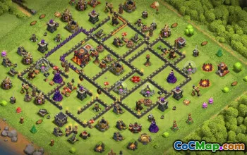 Top TH10 Base Layouts with Copy Links #34804