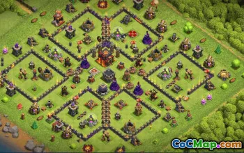 Top Town Hall 10 Base Layouts Copy & Strategy #34816