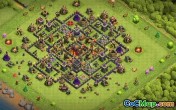 Copy Top Town Hall 10 Base Layouts for Clash of Clans #34931