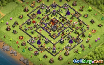 Top TH10 Base Layouts with Copy Links #35005