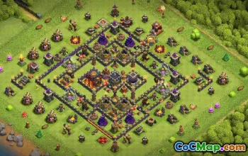 Top Town Hall 10 Clash of Clans Base Layouts #35010