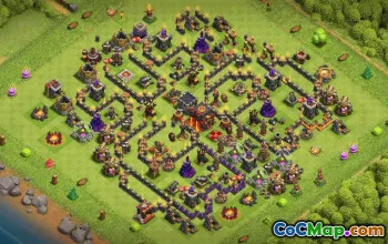 Top Town Hall 10 Base Layouts for Clash of Clans #35011