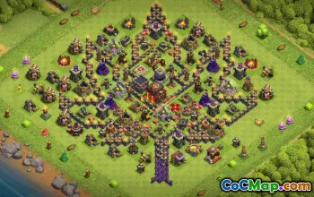 Copy Town Hall 10 Base Layouts with Links #35013