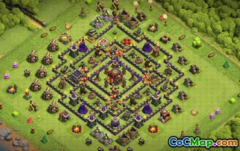 Top Town Hall 10 Base Layouts to Copy #35168