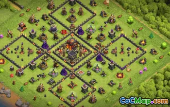 Top TH10 Clash of Clans Base Layouts with Links #35175