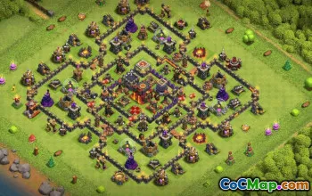 Top Town Hall 10 Base Layouts to Copy #35293