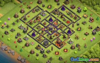 Top Clash of Clans TH10 Base Layouts & Maps #35346