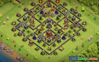 Copy TH10 Base Layouts for Clash of Clans #35349