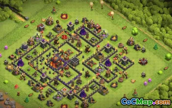 Top Town Hall 10 Clash of Clans Base Layouts #35425