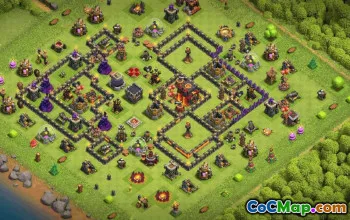 Top Town Hall 10 Base Layouts with Links #35498