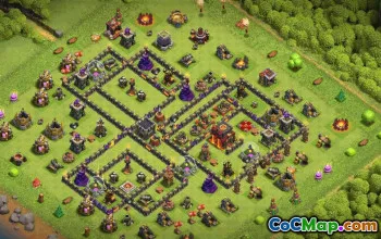 Copy Town Hall 10 Base Layouts for Clash of Clans #35499