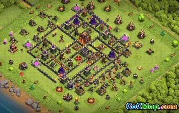 Top Town Hall 10 Base Layouts with Copy Links #35556