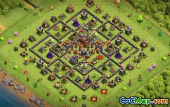 Top Town Hall 10 Clash of Clans Base Layouts #35624