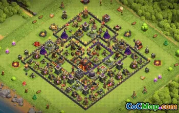 Top Town Hall 10 Base Layouts with Copy Links #35627