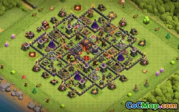 Copy TH10 Clash of Clans Base Layouts #35720