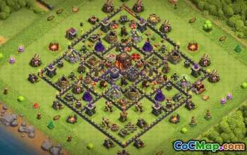 Top Town Hall 10 Base Layouts with Copy Links #35722