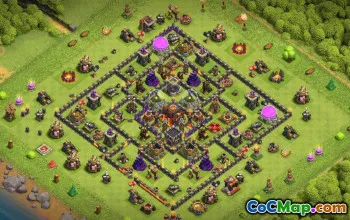 Top Town Hall 10 Base Layouts with Copy Links #35792